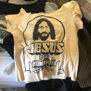 Urban Outfitters Jesus Is My Homeboy Tee